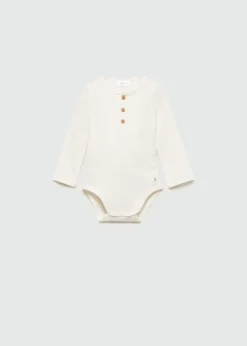 Dzieci MANGO T-shirty I Body*Body bawełniane z zapięciem na guziki