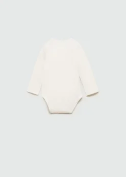 Dzieci MANGO T-shirty I Body*Body bawełniane z zapięciem na guziki