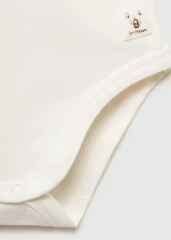 Dzieci MANGO T-shirty I Body*Body bawełniane z zapięciem na guziki