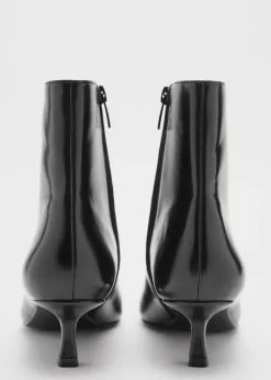 MANGO Buty*Botki Kitten na obcasie