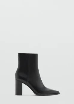 MANGO Buty*Botki na obcasie z noskiem