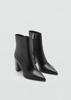 MANGO Buty*Botki na obcasie z noskiem