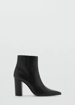 MANGO Buty*Botki na obcasie z noskiem