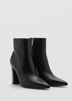 MANGO Buty*Botki na obcasie z noskiem
