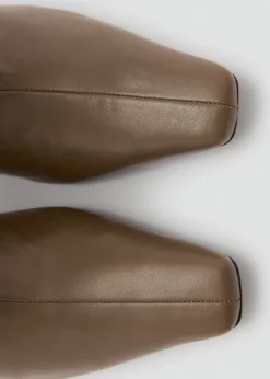 MANGO Buty|Akcesoria Skórzane*Botki skórzane na obcasie z frędzlami