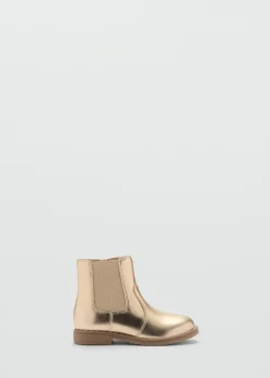 Dzieci MANGO Buty*Botki w metalicznym kolorze
