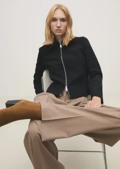 MANGO Buty|Akcesoria Skórzane*Botki z dwoiny na obcasie klockowym