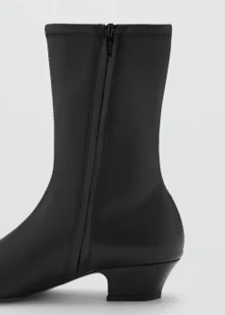 MANGO Buty|Akcesoria Skórzane*Botki z miękkiej skóry