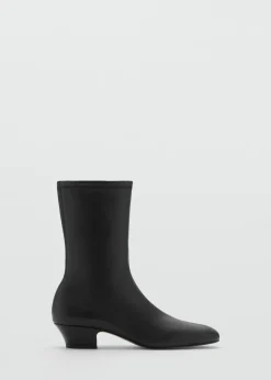 MANGO Buty|Akcesoria Skórzane*Botki z miękkiej skóry