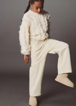 Dzieci MANGO Buty*Botki ze skóry wyściełane futerkiem