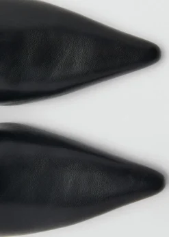 MANGO Buty*Botki ze spiczastym noskiem i zapięciem na zamek