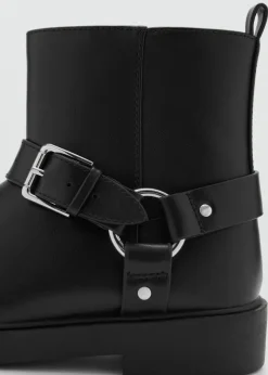 Dzieci MANGO Buty*Botki ze sprzączkami