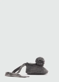 Dzieci MANGO Skarpetki I Rajstopy*Buciki z pomponem z dzianiny