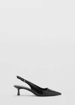 MANGO Buty*Buty bez pięty na obcasie typu kaczuszka