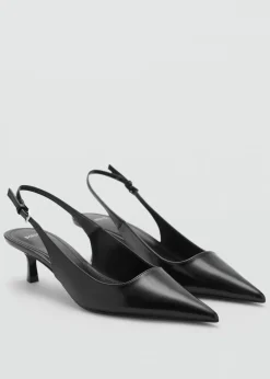 MANGO Buty*Buty bez pięty na obcasie typu kaczuszka