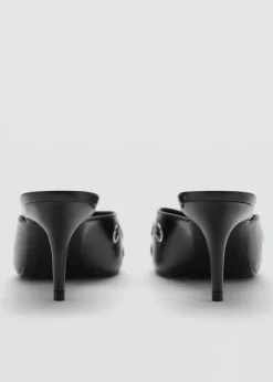 MANGO Buty*Buty bez pięty z metaliczną ozdobą