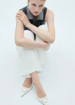 MANGO Buty*Buty na obcasie bez pięty