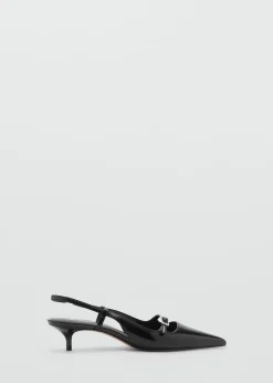MANGO Buty*Buty na obcasie bez pięty ze sprzączkami