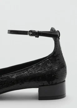 MANGO Buty*Buty na obcasie klockowym z cekinami