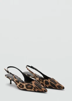 MANGO Buty*Buty na obcasie w panterkę