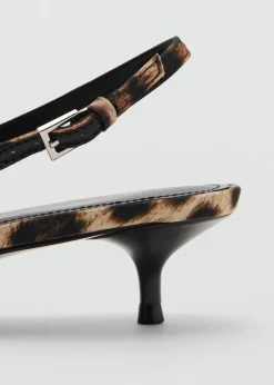 MANGO Buty*Buty na obcasie w panterkę