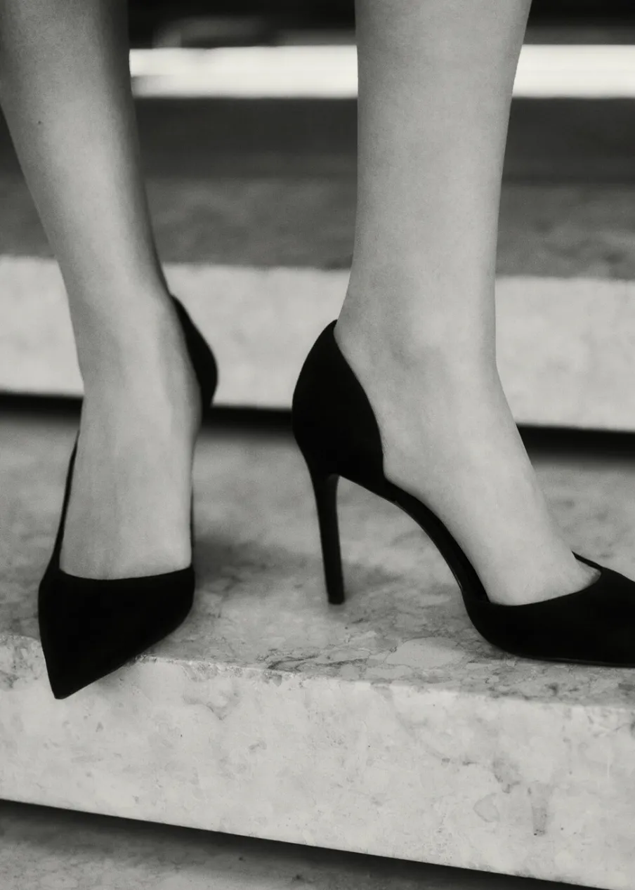 MANGO Buty*Buty na obcasie z asymetryczną cholewką