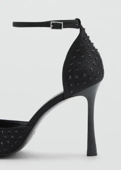 MANGO Buty*Buty na obcasie z kryształkami