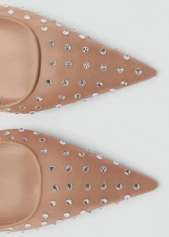 MANGO Buty*Buty na obcasie z kryształkami