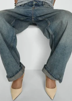 MANGO Buty*Buty na obcasie z odkrytą piętą