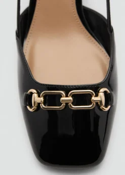 MANGO Buty*Buty na obcasie z ogniwami