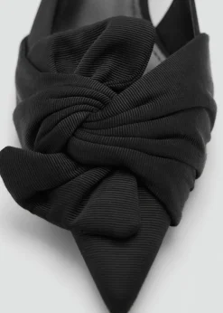 MANGO Buty*Buty na obcasie z węzłem