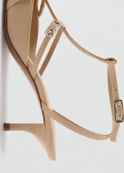 MANGO Buty*Buty na obcasie ze sprzączkami