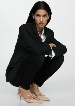 MANGO Buty*Buty na obcasie ze sprzączkami