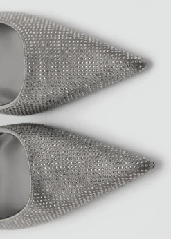 MANGO Buty*Buty na obcasie ze strasem