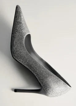 MANGO Buty*Buty na obcasie ze strasem