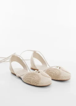 Dzieci MANGO Buty*Buty na płaskiej podeszwie z paskami