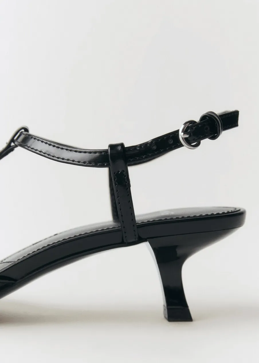 MANGO Buty|Akcesoria Skórzane*Buty skórzane na obcasie kaczuszka