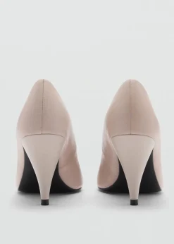MANGO Buty|Akcesoria Skórzane*Buty skórzane na obcasie typu fler