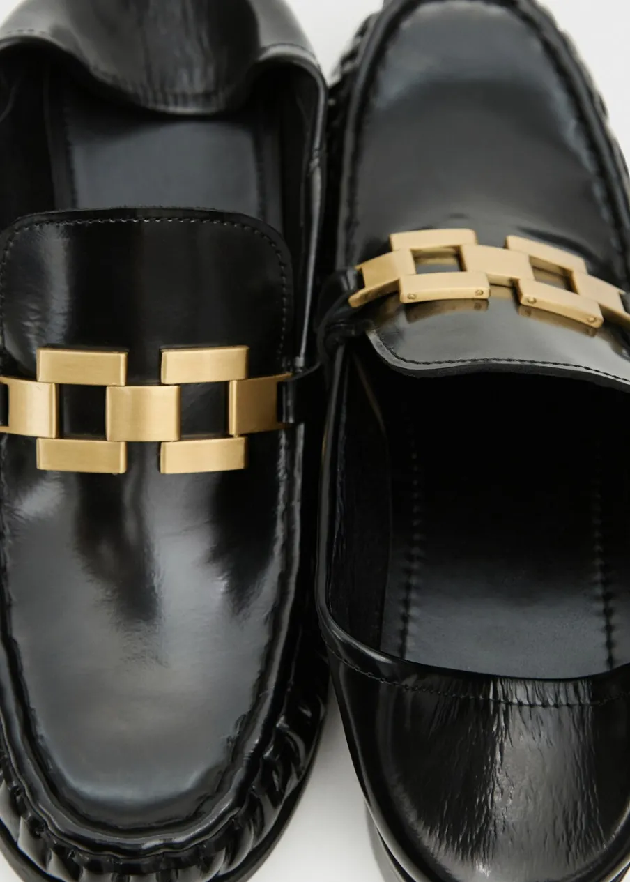 MANGO Buty|Akcesoria Skórzane*Buty skórzane z metalowym elementem