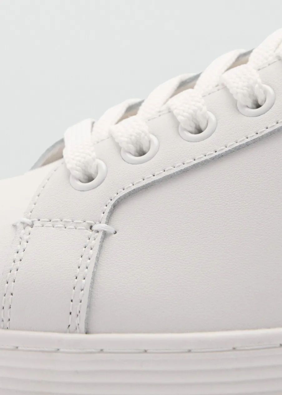 MANGO Skóra|Buty*Buty sportowe skórzane z kontrastowymi wstawkami