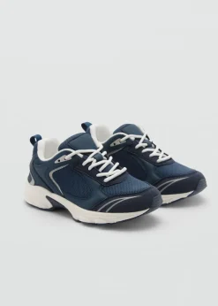 Dzieci MANGO Buty*Buty sportowe sznurowane ze wstawkami