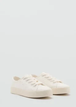 Dzieci MANGO Buty*Buty sportowe z haftem