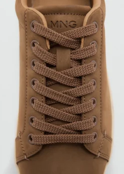 MANGO Skóra|Buty*Buty sportowe zamszowe sznurowane