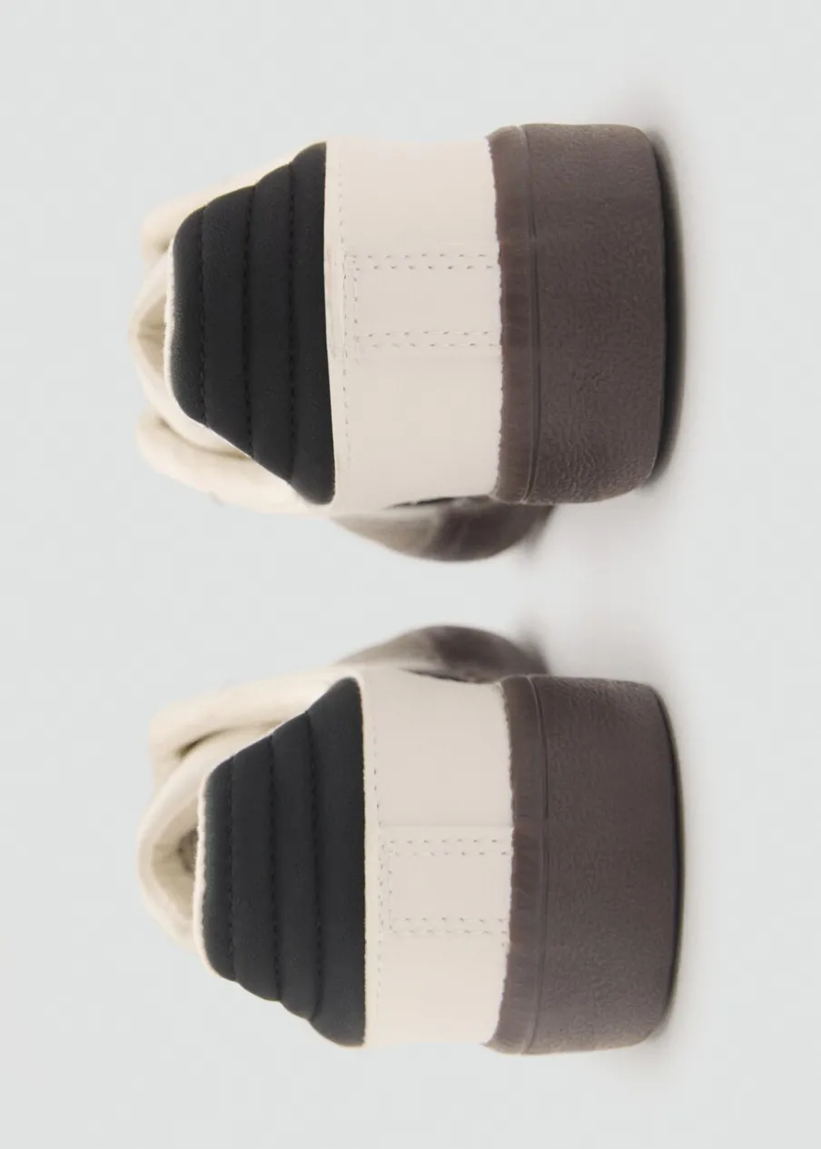 Dzieci MANGO Buty|Buty*Buty sportowe ze skórzanymi wstawkami