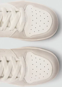 Dzieci MANGO Buty*Buty sportowe ze skórzanymi wstawkami