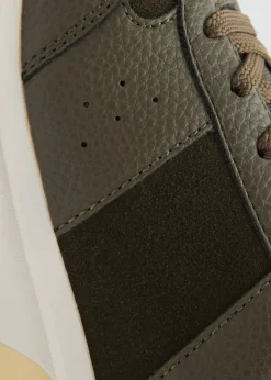 MANGO Skóra|Buty*Buty sportowe ze skórzanymi wstawkami