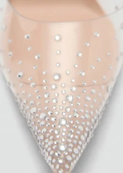 MANGO Buty*Buty z przezroczystym noskiem i strasem