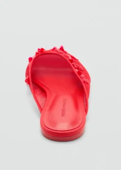 MANGO Buty*Buty z siateczki z koralikami