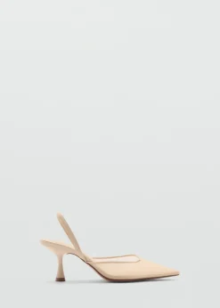 MANGO Buty*Buty z siateczki z odkrytą piętą