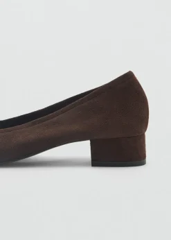 MANGO Buty|Akcesoria Skórzane*Buty zamszowe na obcasie